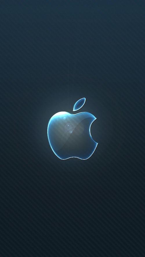 个性设计的苹果logo手机壁纸图片